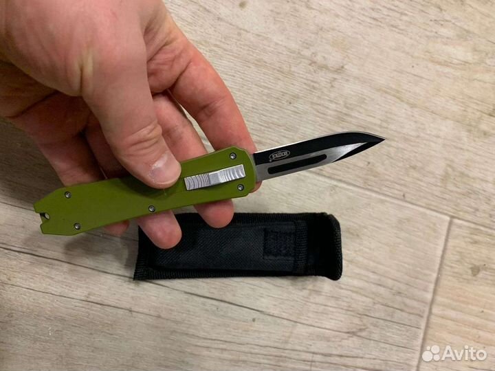 Нож зеленый маленький новый
