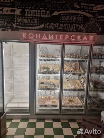 Стеклянный фронт для холодильной камеры