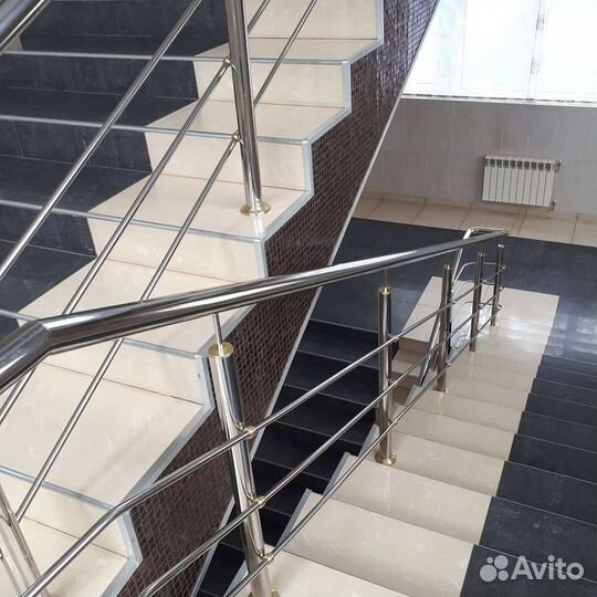 Лестничные ограждения из нержавеющей стали
