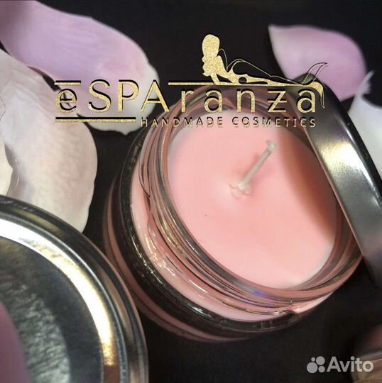 Кремовая свеча