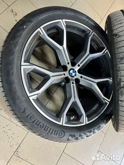 Колёса bmw x6 g06 r21 в сборе Разноширокие