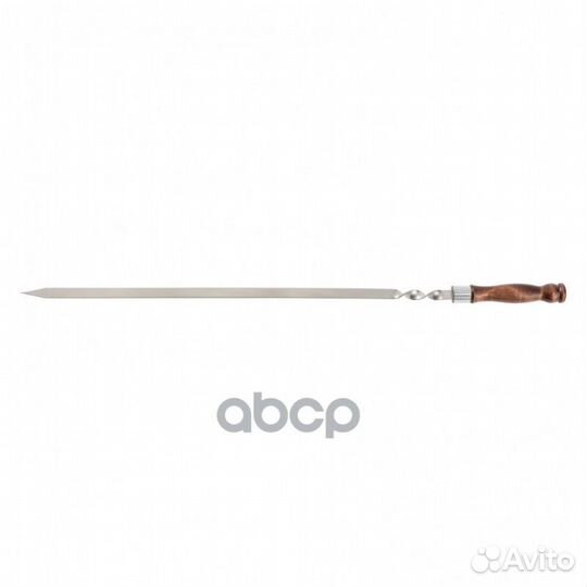 Шампур плоский профессиональный, 600х12х2,5 мм