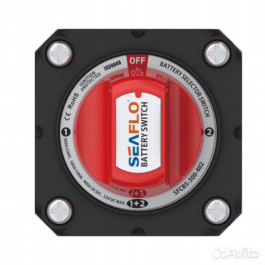 Выключатель массы SeaFlo, 300-500А, 6V-48V