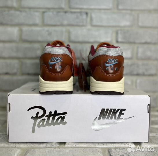 Кроссовки Nike Air Max 1 Patta Dark Russett