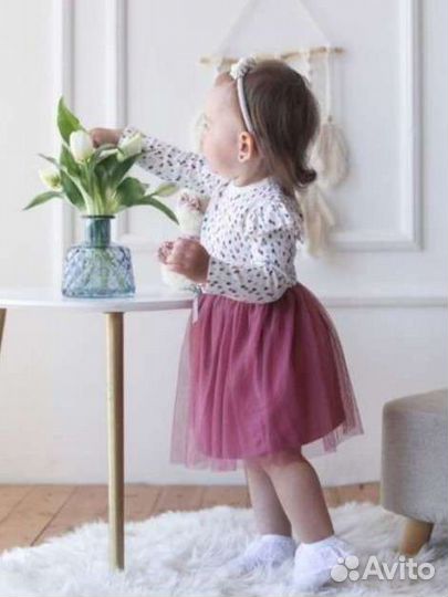 Платье праздничное для девочки р. 86-92