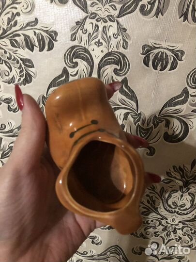 Пепельница башмак СССР керамика