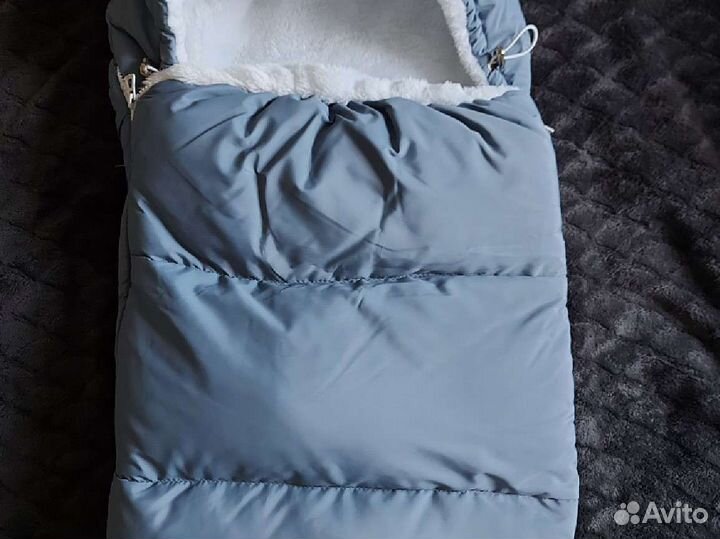 Зимний конверт в коляску 0-6 месяцев