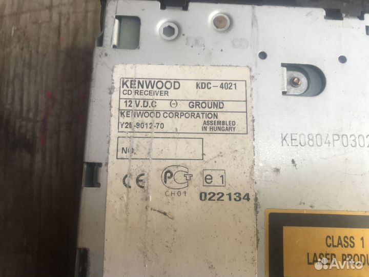 Автомагнитола kenwood KCD-4021