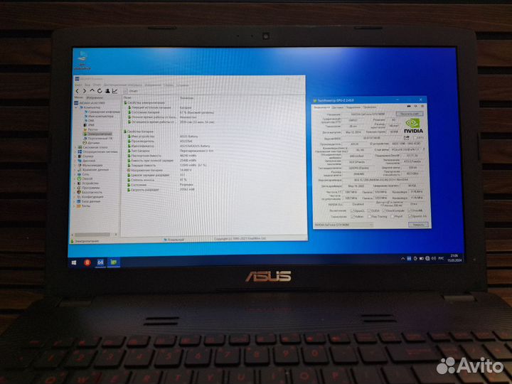 Игровой ноутбук asus I7/GTX/SSD/FHD