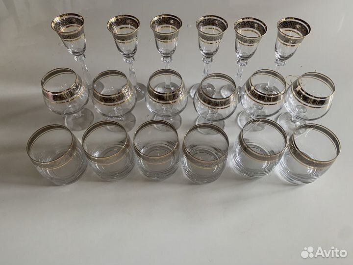 Фужеры бокалы богемия