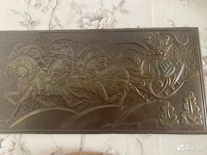 Чеканка медная СССР