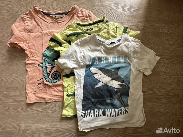 Одежда и обувь пакетом на мальчика 104-110