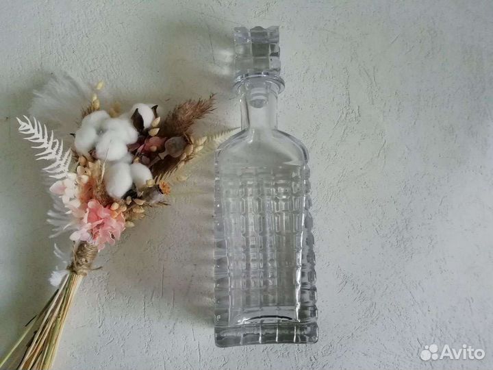 Штоф и графин хрустальный для настойки 500 мл