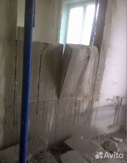 Алмазная резка стен, перекрытий, расшир. проемов