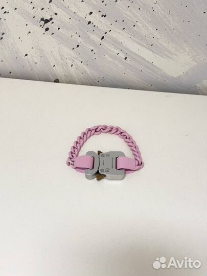Браслет alyx pink logo silver Оригинал