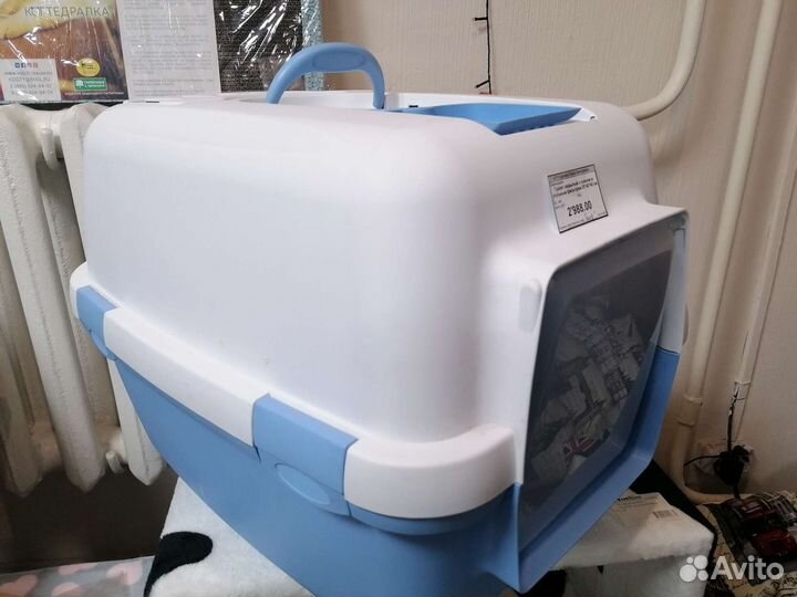 Кошачий туалет закрытый