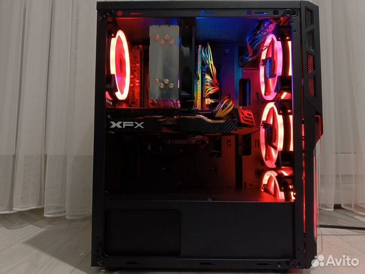 Игровой пк Intel 12 ядер RX590GME 8GB