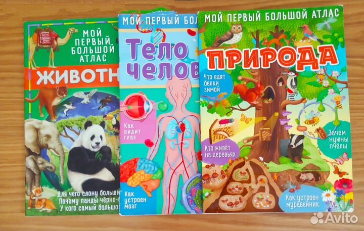 Комплект развивающих книг для детей