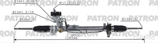 PSG3001 patron Рейка рулевая A3 / octavia / bora