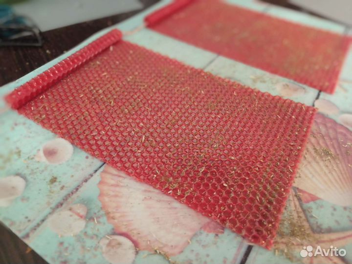 Чакровые свечи из вощины с травами и маслами