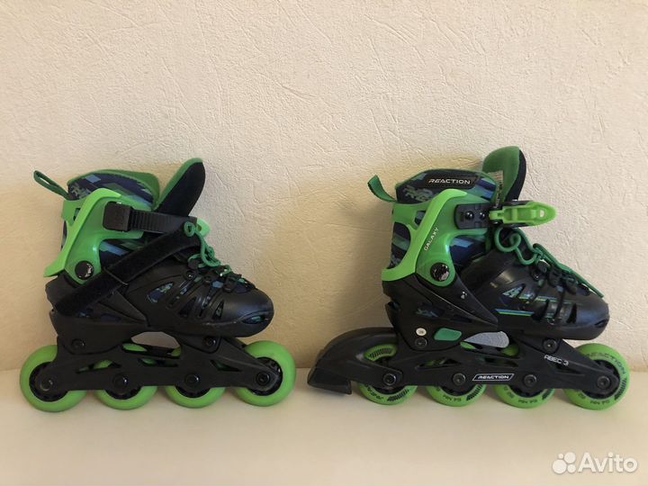 Роликовые коньки Reaction Galaxy 28-31 раздвижные