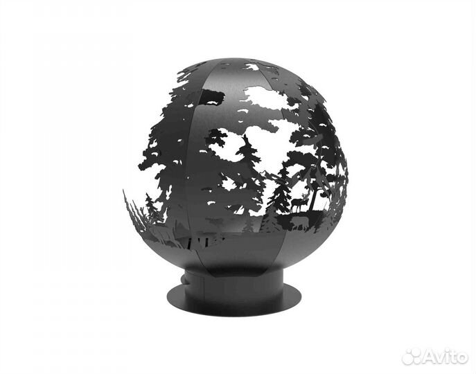 Очаг шар лес