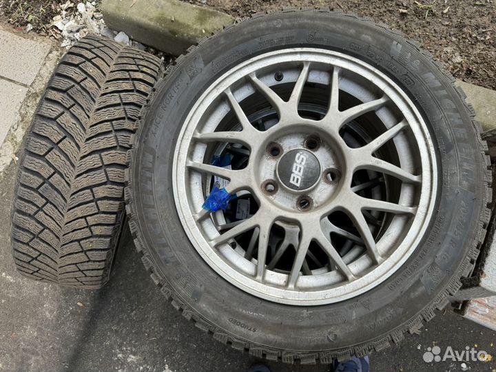 Зимние колеса r16 mazda bbs/michelin