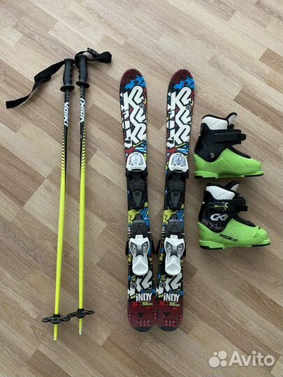 Горные лыжи детские К2 indy 88cm