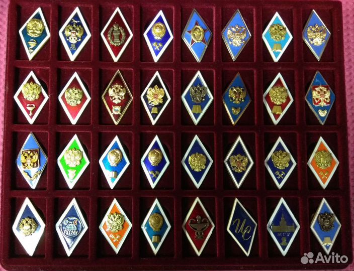 Знаки об окончании Учебных заведений ссср,России