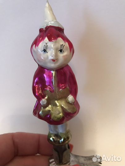 Разные ёлочные игрушки СССР