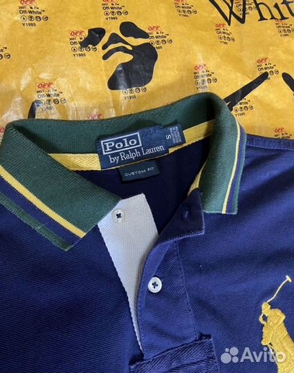 Polo ralph lauren big logo поло оригинал