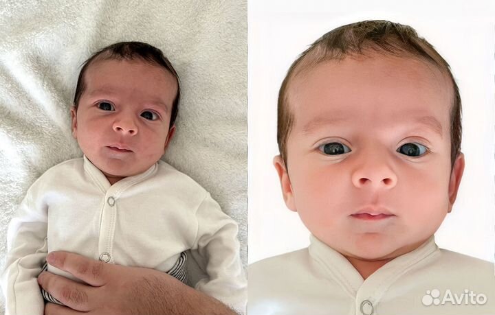 Фото ребенка на загранпаспорт