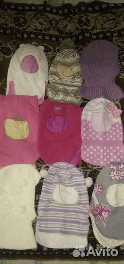 Шапка шлем зимние, весна -осень, размеры уточняйте