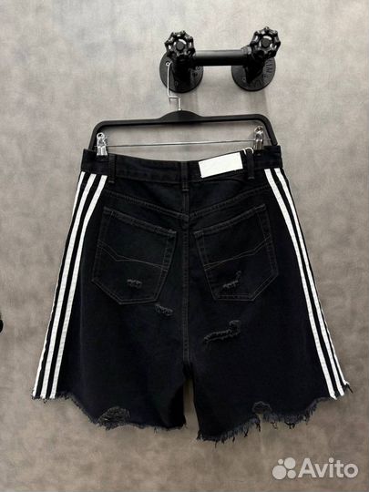 Шорты Джинсовые Balenciaga & Adidas (Мода 2024)