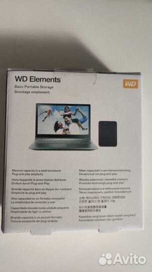 Внешний жесткий диск WD Elements 1TB