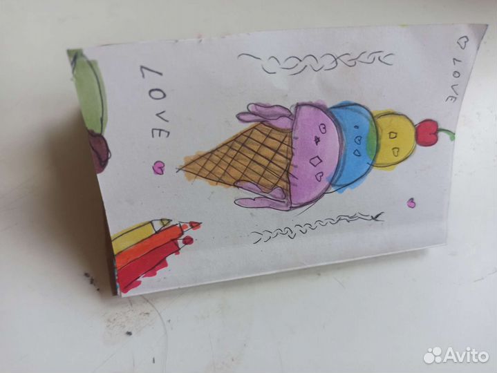 Блокнот ручной работы из бумаги