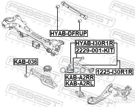 Болт эксцентрик hyundai I30/ceed рем.к-кт