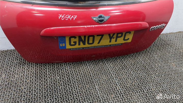 Крышка багажника Mini Cooper (R56), 2007