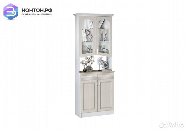 Буфет Констанция 2-х створчатый сандал светлый