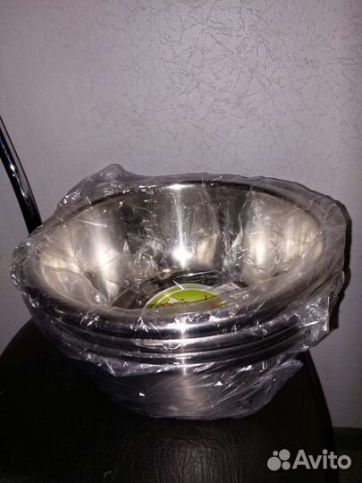 Миска пищевая нержавеющая сталь 30,5см 6литр