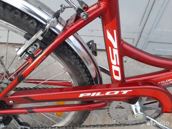 Велосипед складной скоростной24почти новый140-180