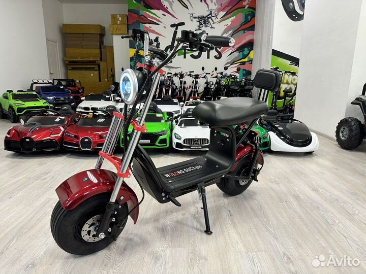 Электроскутер Wolong C3 Pro 1000W 15Ah