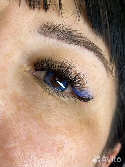 Наращивание ресниц/Оформление и окрашивание бровей