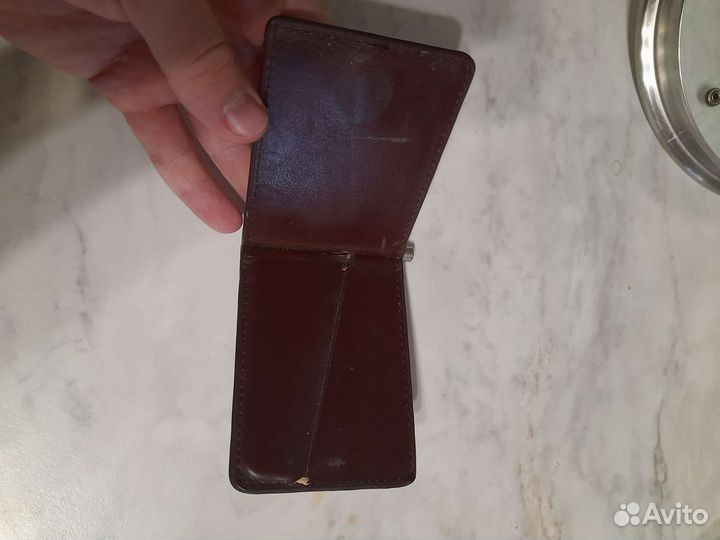 Кожанный кошелёк,для водительского удостоверение