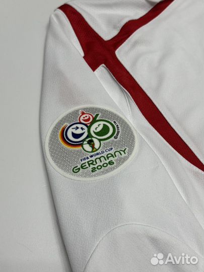 Ретро футболка Автограф Бекхэм Сборная Англии