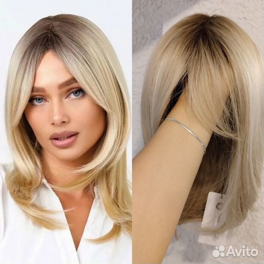 Новый парик каре брюнетка