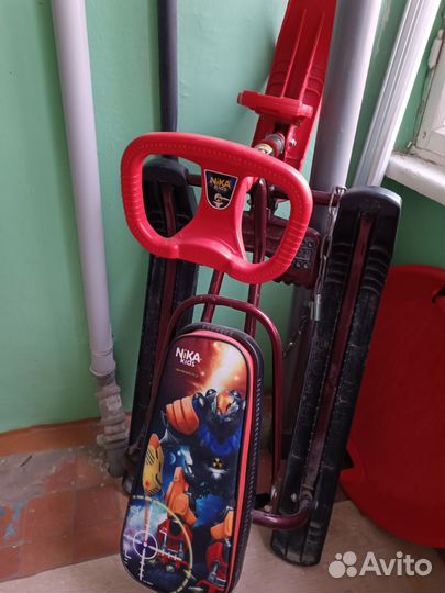 Снегокат никасо спинкой