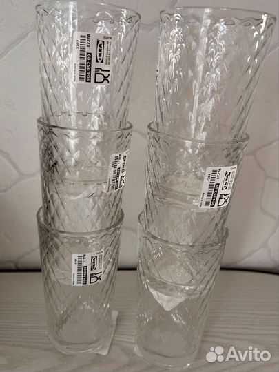 Набор стаканов икеа смориска