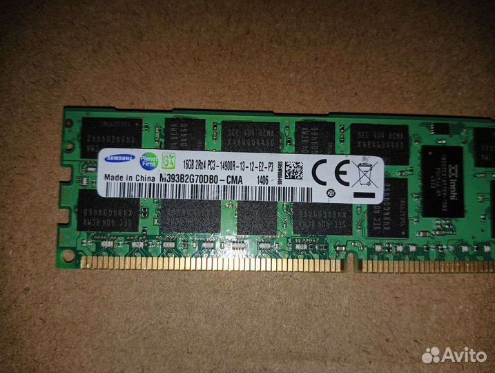 Оперативная память ECC REG DDR3 16gb