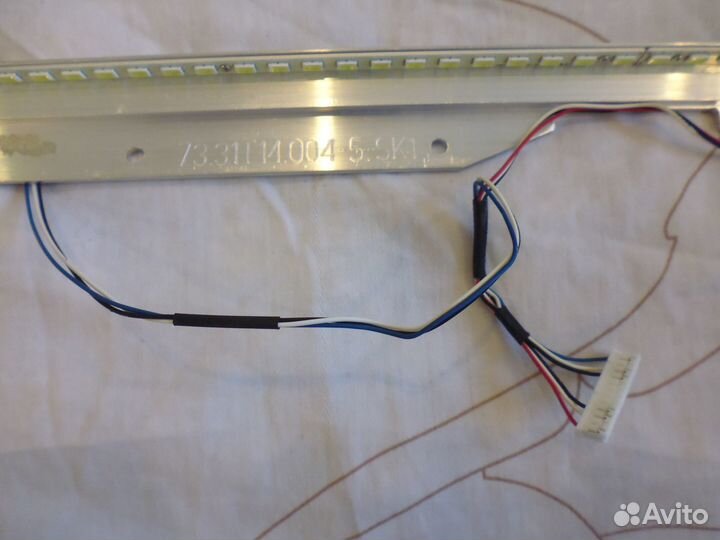 Подсветка от LG 32LV3700 на радиаторе со шлейфом